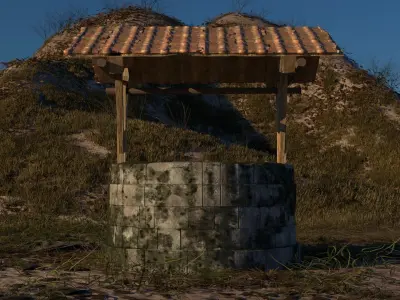 Abandoned Well Semi-Realistic 3D Model with High Detail Free 3D model