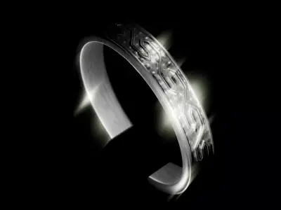 Silver Ring 3D model