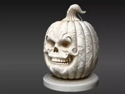 Jack-o-Lantern Two Model Pack 3D Model Pack  3D model