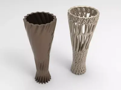 Vase Voronoi 17 3D print model