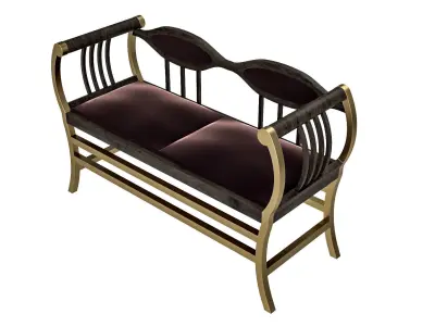 classic sofa 1 3D model