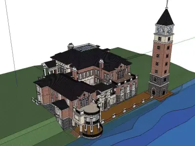Regal-Luxury-Villa Area-018 3D model