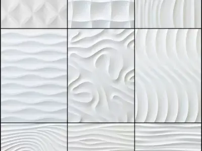 Wall Decoration Collection  Vol 01    9 Items 3D model