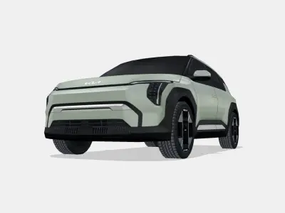 Kia EV3 2025 Low-poly 3D model