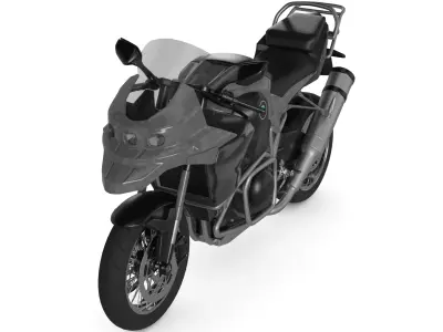 Sport Touring Motorcycle 3D model