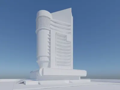 Corona - 3ds max Scene Files - House  Exterior 3D model Free 3D model