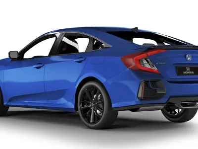 Honda Civic  Sedan Si 2020 3D model