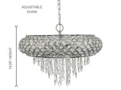 Bevers Light Geometric Chandelier 3D model