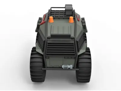 SHERP Ultimate survival machine Scale 1 to 24 3D print model