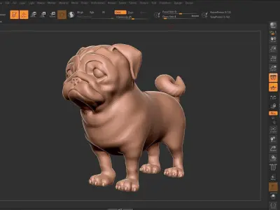 Dog Cute 3D model