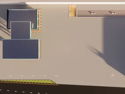 GAS Station 3D model