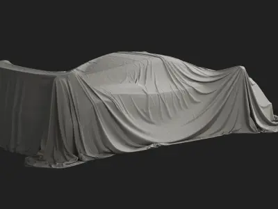 Sportcar Cover 07 3D model