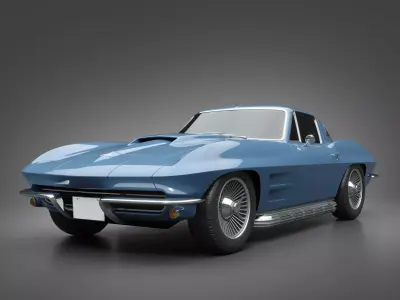1966 Chevrolet Corvette 3D model