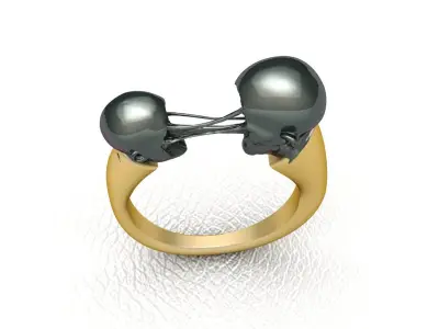 Mens Ring Love Fashion Jewelry 3D print model