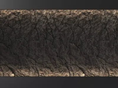 Clif Black Wall Texture 3D model