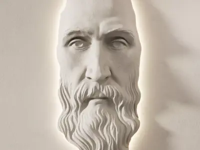 Decorative sculpture v3 3D model