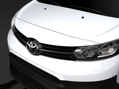 Toyota ProAce Van Ski 2018 3D model