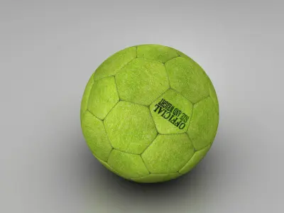 Soccerball indoor Low-poly 3D model