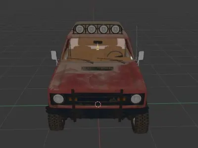 PUBG Pick Up 3d model 3D model
