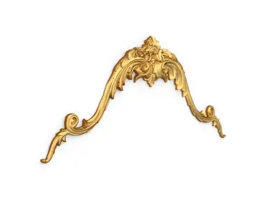 Classic carved decor ornament 358 3D model