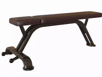 Gym System Bench 3D model