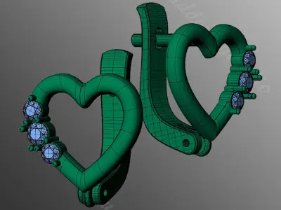 Earrings od84 3D print model