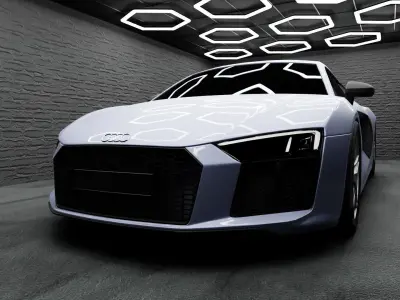 Audi R8 3d model 3D model