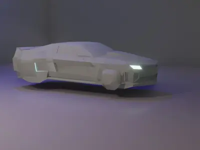 Chevrolet camaro ZL1 cyberpunk 3D model