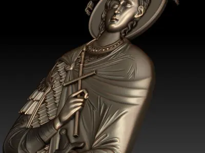 Saint Fanourios 3d model 3D model