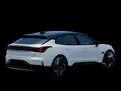 Zeekr Low-poly 3D model