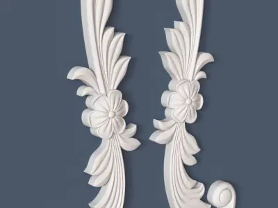 Decorative Scroll 3D model 3