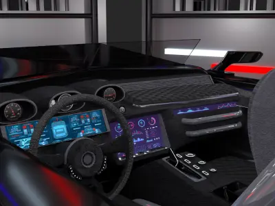 Concept Car 3D model by Round-Square from CGTrader