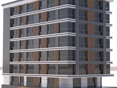 modern building 3D model