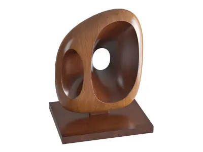 Abstract sculpture 3D model