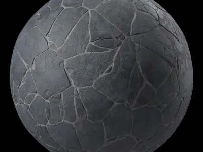 Pavement Materials 48- BrushRock Stone Paving  Sbsar 4k Seamless Texture