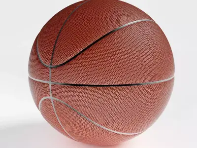 Basketball 3D model ball Low-poly 3D model