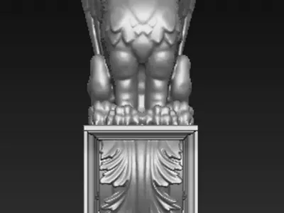 Corbel Decorative Dragon 3 3D print model