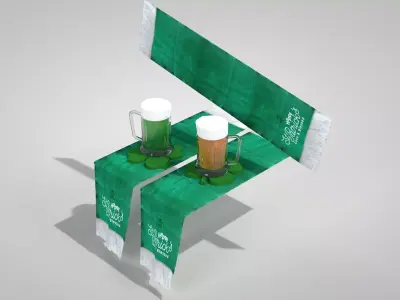 St Patrick Table Decoration 3D Model 3D model