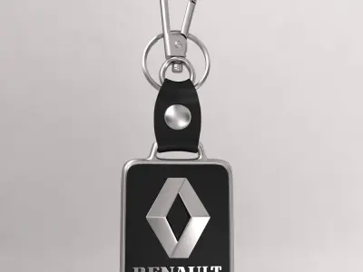 Renault car logo keychain 3d model  3D model