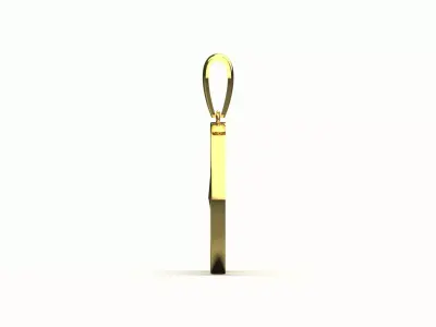 Mercedes-Benz Gold STL Pendant Model gp0472 3D print model