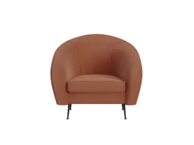Annabelle Velvet Armchair 3D model