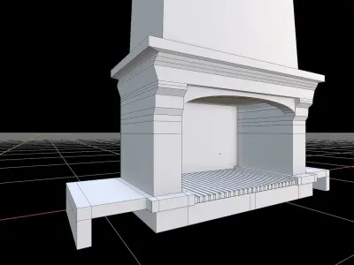 Fireplace 3D model