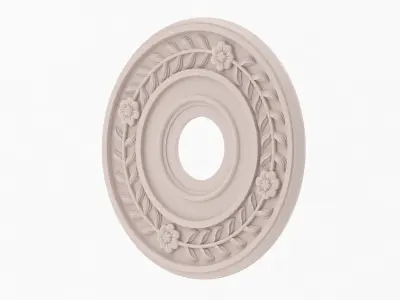 Classic Ceiling Medallion 25 3D model