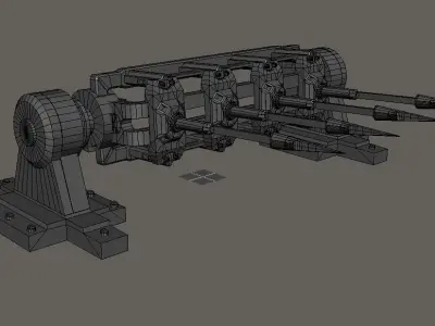 Trap-02 Low-poly 3D model