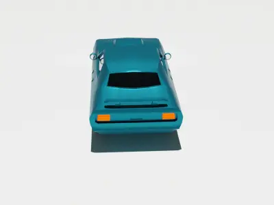 Plymouth barracuda Hemi 1970  Low-poly 3D model