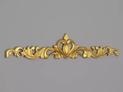 Classic Carved 010 3D model purchase