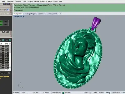 angel pendant 3D print model