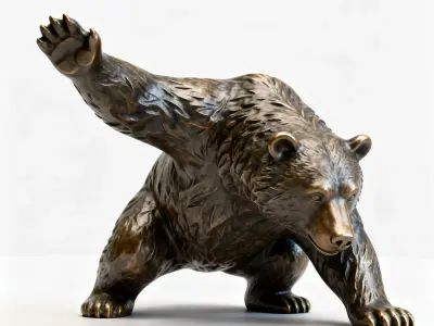 Bear sculpture 3D print model order