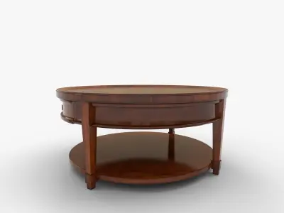 Hammary Sunset Valley Round Cocktail Table 3D model