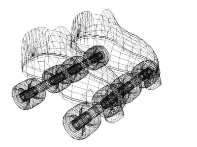 Skate - Quad 3D model